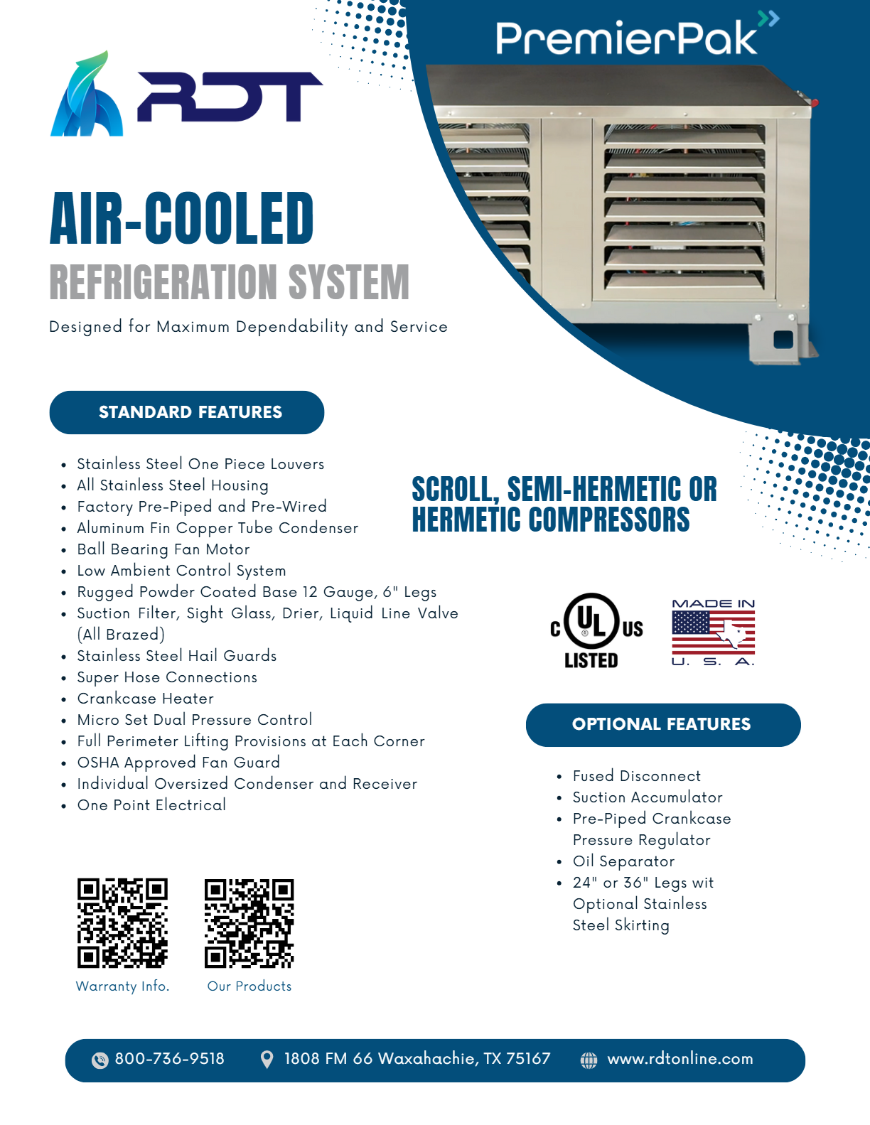 DTE SYSTEMS NewPPT（PPT3797） Products | PremierPak | Refrigeration Design Technologies